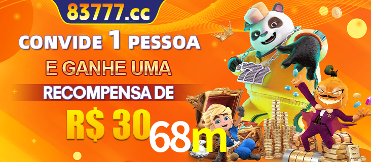 Banner institucional da 68m sobre parceria de marcas e criação de uma marca de excelência, apresentando os mascotes de jogos populares como o Fortune Tiger.